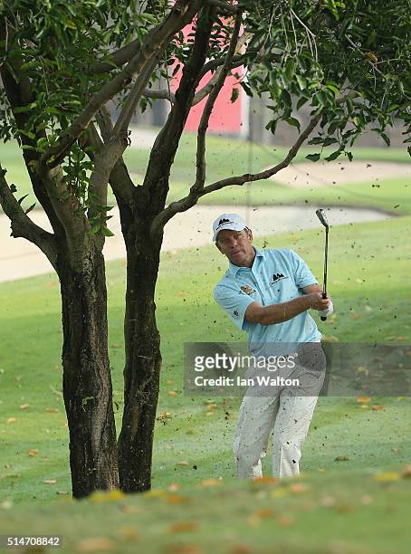 Simon Yates of Scotland in action during the second round of the 2016 True Thailand Classic at Black Mountain Golf Club on March 11, 2016 in Hua Hin,...
