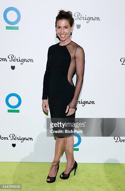 Event chair Gillian Wynn arrives at the 20th Annual Los Angeles Gala Dinner hosted by Conservation International on March 10, 2016 in Culver City,...