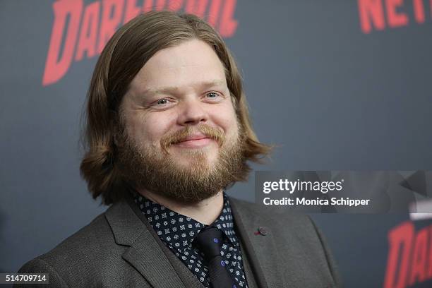 Actor Elden Henson attends the "Daredevil" Season 2 Premiere at AMC Loews Lincoln Square 13 theater on March 10, 2016 in New York City.