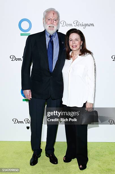 Producer Leonard Goldberg and Wendy Goldberg arrive at the 20th Annual Los Angeles Gala Dinner hosted by Conservation International on March 10, 2016...