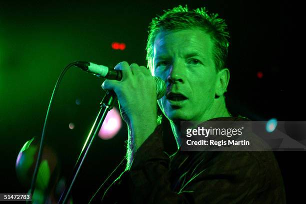 British singer Paul Roberts of The Stranglers performs live on stage at The Prince of Wales October 12, 2004 in Melbourne, Australia.