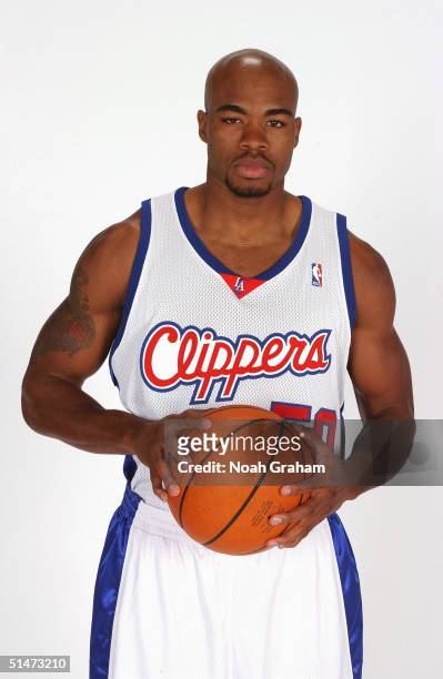 Corey Maggette of the Los Angeles Clippers poses for a portrait during NBA Media Day on October 4, 2004 in Los Angeles, California. NOTE TO USER:...