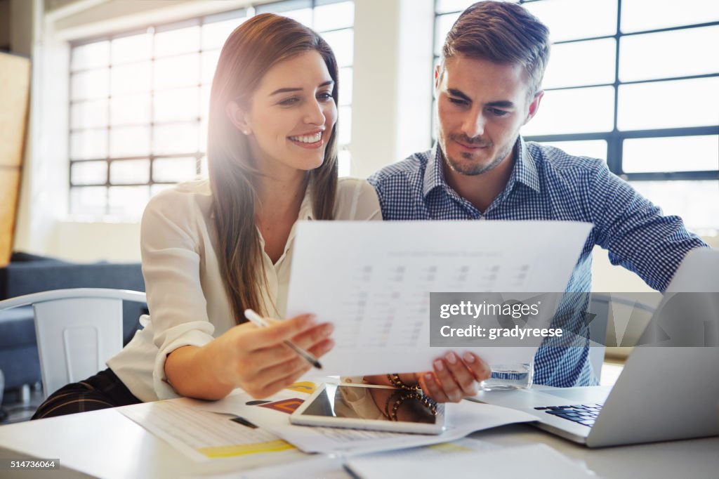 Looking over the paperwork