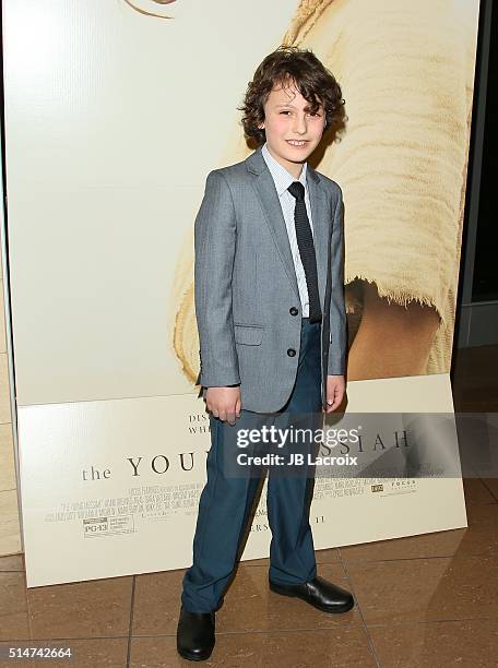 Adam Greaves Neal attends the screening of Focus Features' "The Young Messiah" on March 10, 2016 in Los Angeles, California.