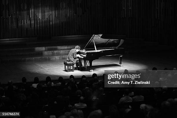 Russian born pianist Evgeny Kissin performs a solo piano recital works by composers Mozart, Albeniz, Brahms, Larregla and Beethoven's 'Appassionata'...