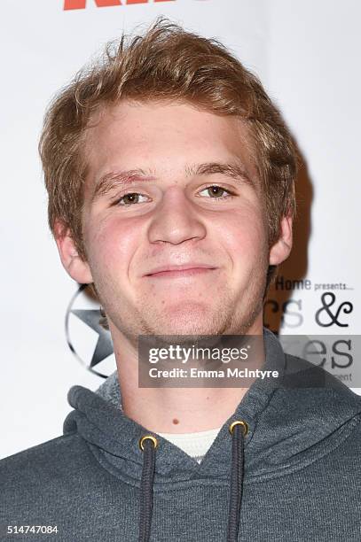 Actor Dalton Gray attends 'A Place Called Home celebrates 'Stars and Strikes' 2016' at PINZ Bowling & Entertainment Center on March 10, 2016 in...