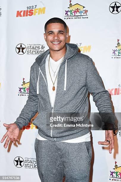 Rapper/actor Jonathan McDaniel aka 'Lil J' attends 'A Place Called Home celebrates 'Stars and Strikes' 2016' at PINZ Bowling & Entertainment Center...