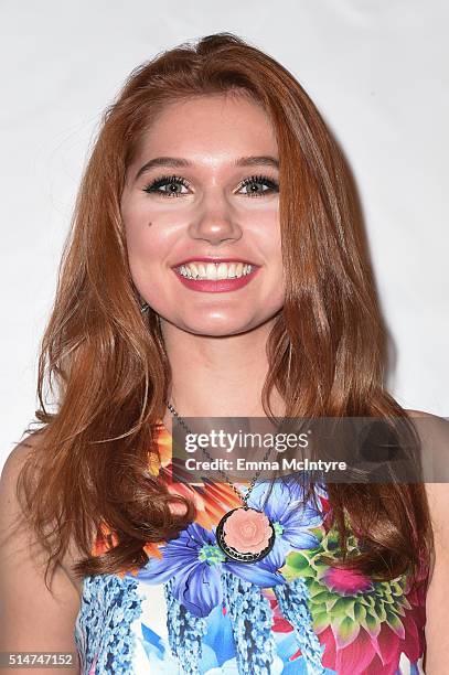 Actress/model Serena Laurel attends 'A Place Called Home celebrates 'Stars and Strikes' 2016' at PINZ Bowling & Entertainment Center on March 10,...