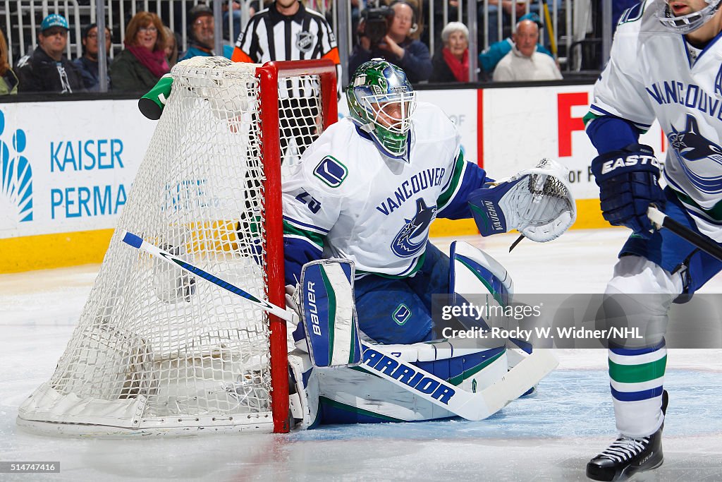 Vancouver Canucks v San Jose Sharks