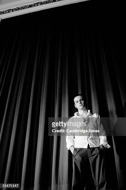 Actor Andrew Scott poses at a photo call at The Electric on November 25, 2003 in London, England.