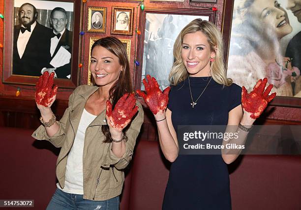 Drita D'Avanzo and Brittany Fogarty promote the VH1 Series Finale of "Mob Wives" at Buca di Beppo Times Square on March 10, 2016 in New York City.