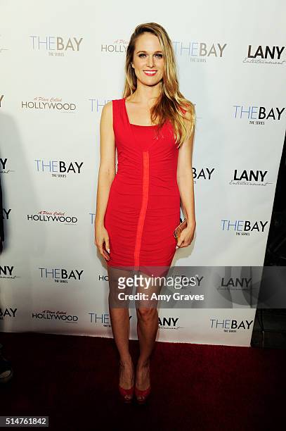 Lindsey Smith attends the 5th Annual LANY Entertainment Mixer at St. Felix on March 10, 2016 in Hollywood, California.