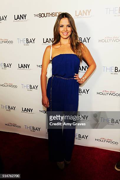 Denise Faro attends the 5th Annual LANY Entertainment Mixer at St. Felix on March 10, 2016 in Hollywood, California.