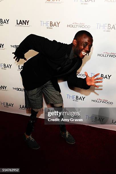 Blake Leeper attends the 5th Annual LANY Entertainment Mixer at St. Felix on March 10, 2016 in Hollywood, California.