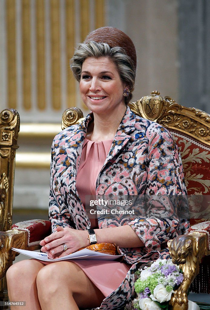 King Willem-Alexander of the Netherlands and Queen Maxima on Official Two days State Visit in Paris  : Day One