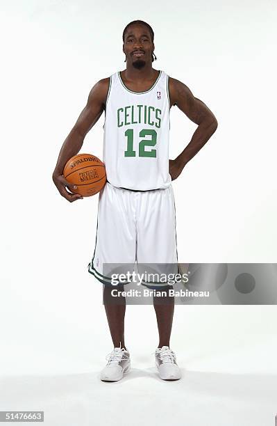 Ricky Davis of the Boston Celtics poses for a portrait during NBA Media Day on October 4, 2004 in Boston, Massachusetts. NOTE TO USER: User expressly...