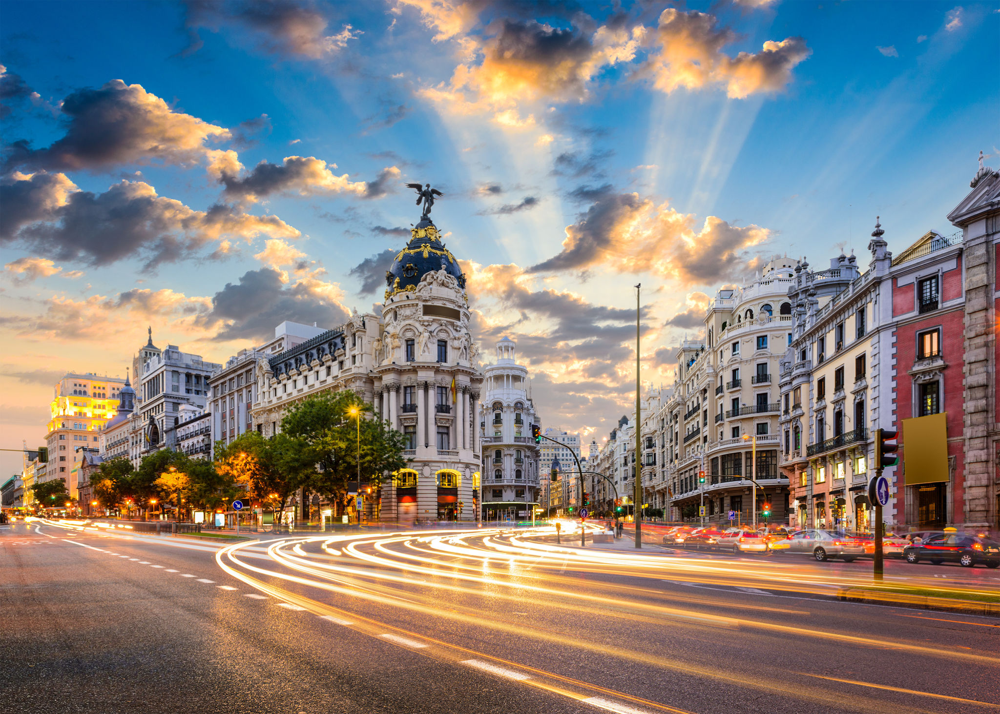 madrid skyline
