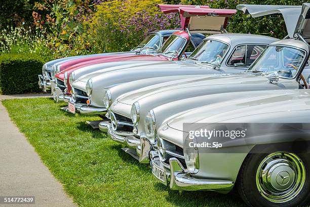 mercedes-benz 300sl gullwing - concours stock pictures, royalty-free photos & images