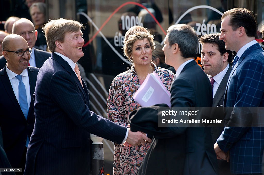 King Willem-Alexander of the Netherlands and Queen Maxima on Official Two days State Visit in Paris  : Day Two