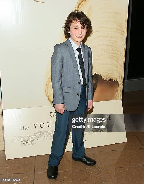 Adam Greaves Neal attends the screening of Focus Features' "The Young Messiah" on March 10, 2016 in Los Angeles, California.