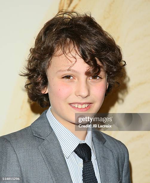 Adam Greaves Neal attends the screening of Focus Features' "The Young Messiah" on March 10, 2016 in Los Angeles, California.