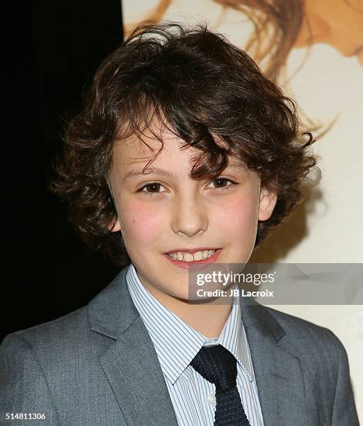 Adam Greaves Neal attends the screening of Focus Features' "The Young Messiah" on March 10, 2016 in Los Angeles, California.