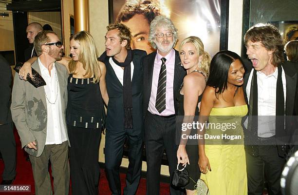 Musician Dave Stewart, actors Sienna Miller and Jude Law, director Charles Shyer, actresses Jane Krakowski and Nia Long and musician Sir Mick Jagger...