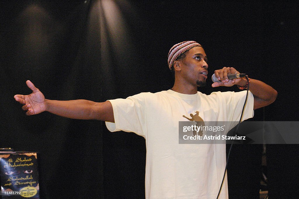 Rapper Ali Shaheed Muhammad performs songs from his newest album ...