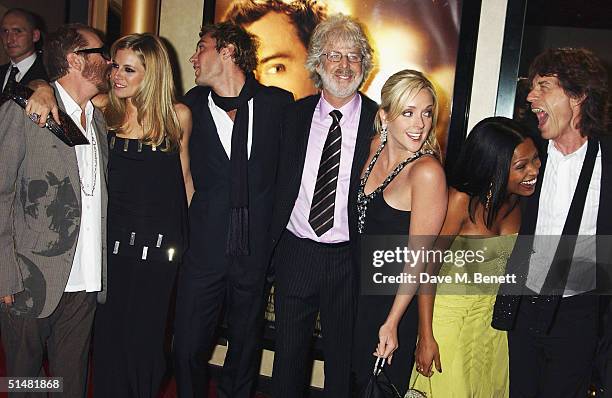 Singer Dave Stewart, actress Sienna Miller, actor Jude Law, director Charles Shyer, actress Jane Krakowski, actress Nia Long and singer Mick Jagger...