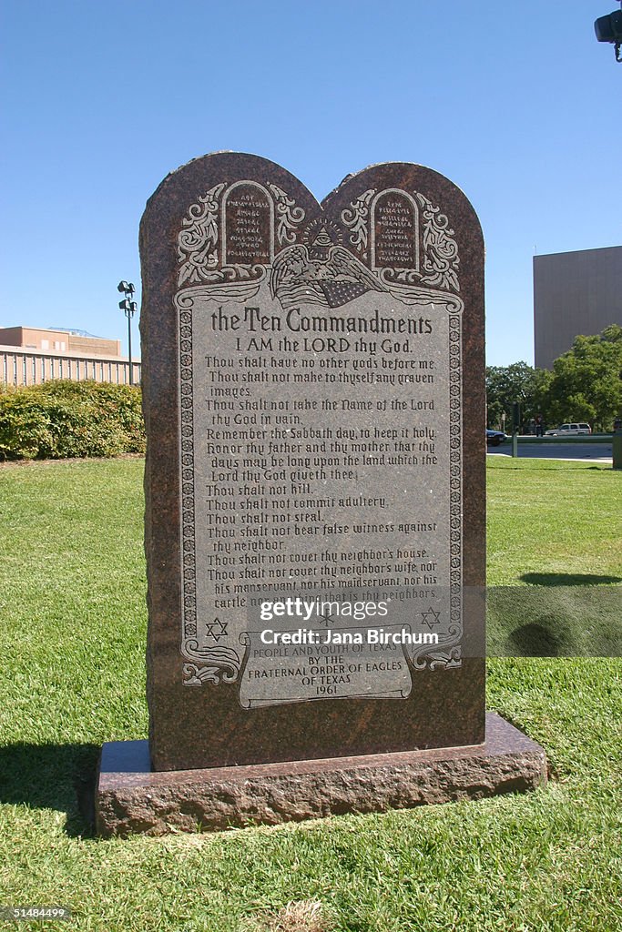 Church And State Separation Examined As High Court Hears Commandments Case