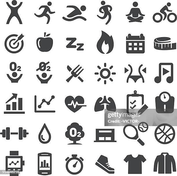 ilustraciones, imágenes clip art, dibujos animados e iconos de stock de conjunto de iconos de aptitud-serie grande - tracker-icon-vector