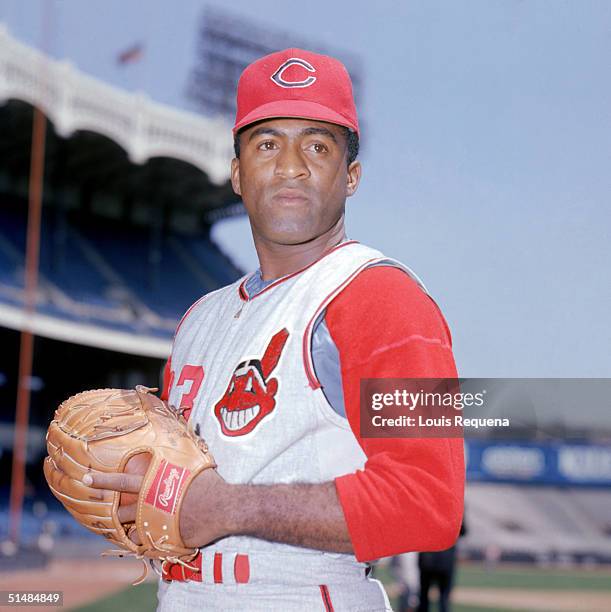 Luis Tiant of the Cleveland Indians poses for a portrait circa 1964-1969.
