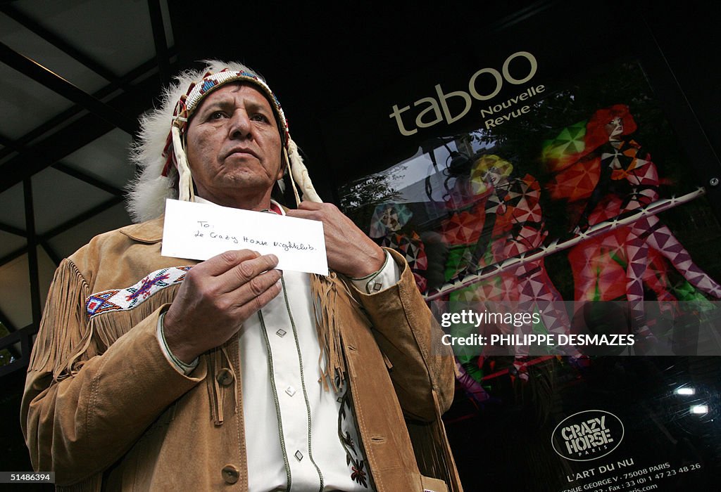 American Indian chief Alfred Red Cloud f