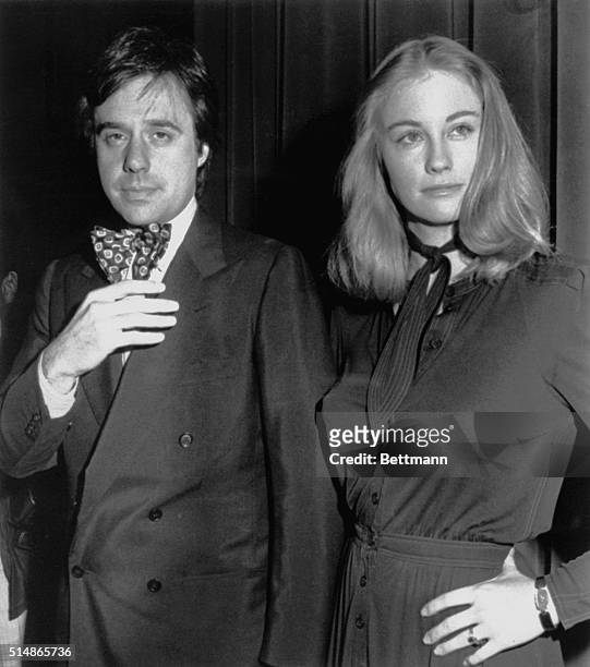 Director Bogdanovich and actress Cybill Shepherd attend a reception in New York to announce the release of Shepherd's first album, Cybill Does It to...