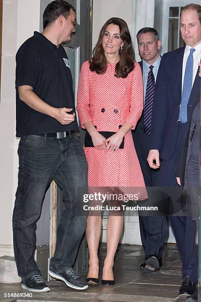 The Duke and Duchess of Cambridge visits the XLP mentoring project on March 11, 2016 in London, England. XLP supports young people who are facing...