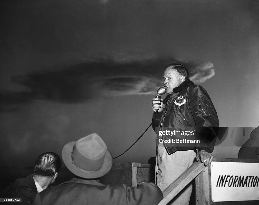 Alvin C Graves At Atomic Test Site