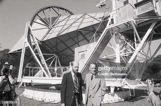 Holmdel, NJ: Drs. Robert W. Wilson and Arno A. Penzias of Bell Laboratories, who championed the "big bang" theory of how the universe was created and...