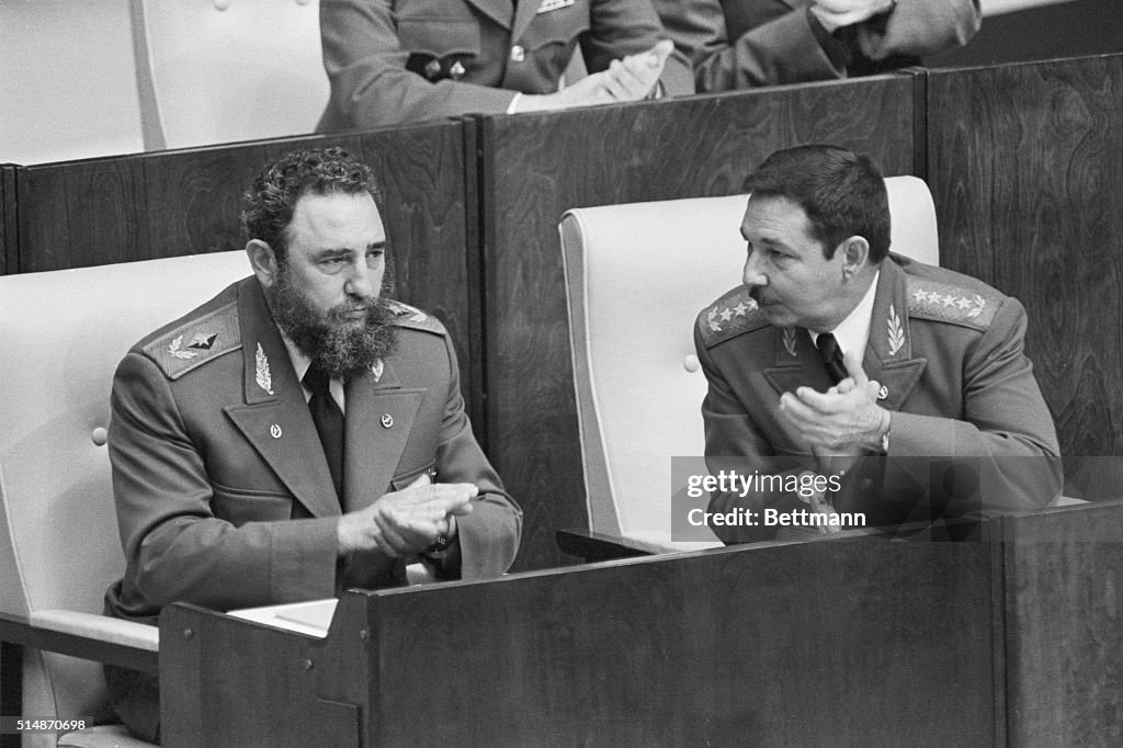 Fidel Castro and His Brother Raul