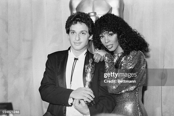 Donna Summer & Paul Jabara W/Trophy Donna Summer & Paul Jabara W/Trophy