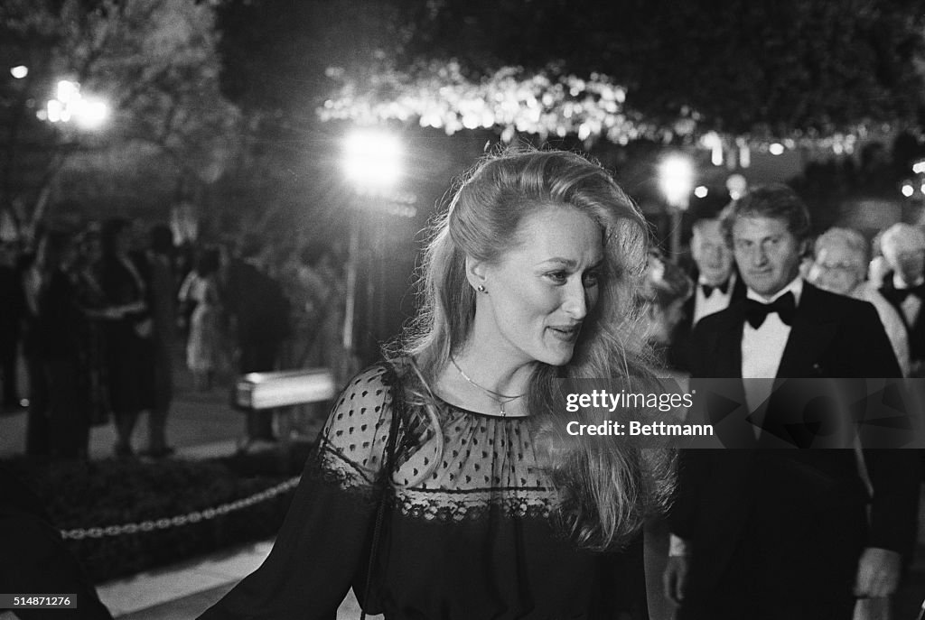 Meryl Streep Arriving at Academy Awards