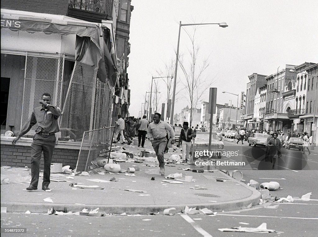 59 Riot Aftermath The aftermath of riots in Washington, DC after the assassination of ...