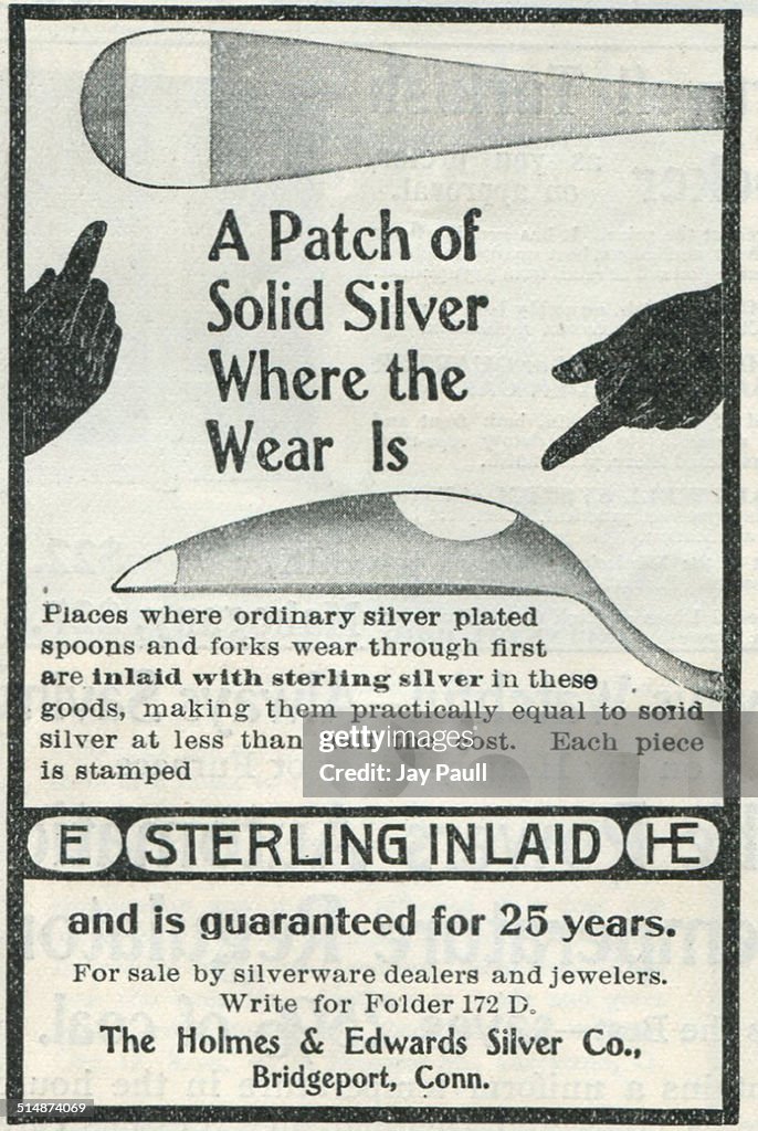 Ad For Holmes & Edwards Silver Co.