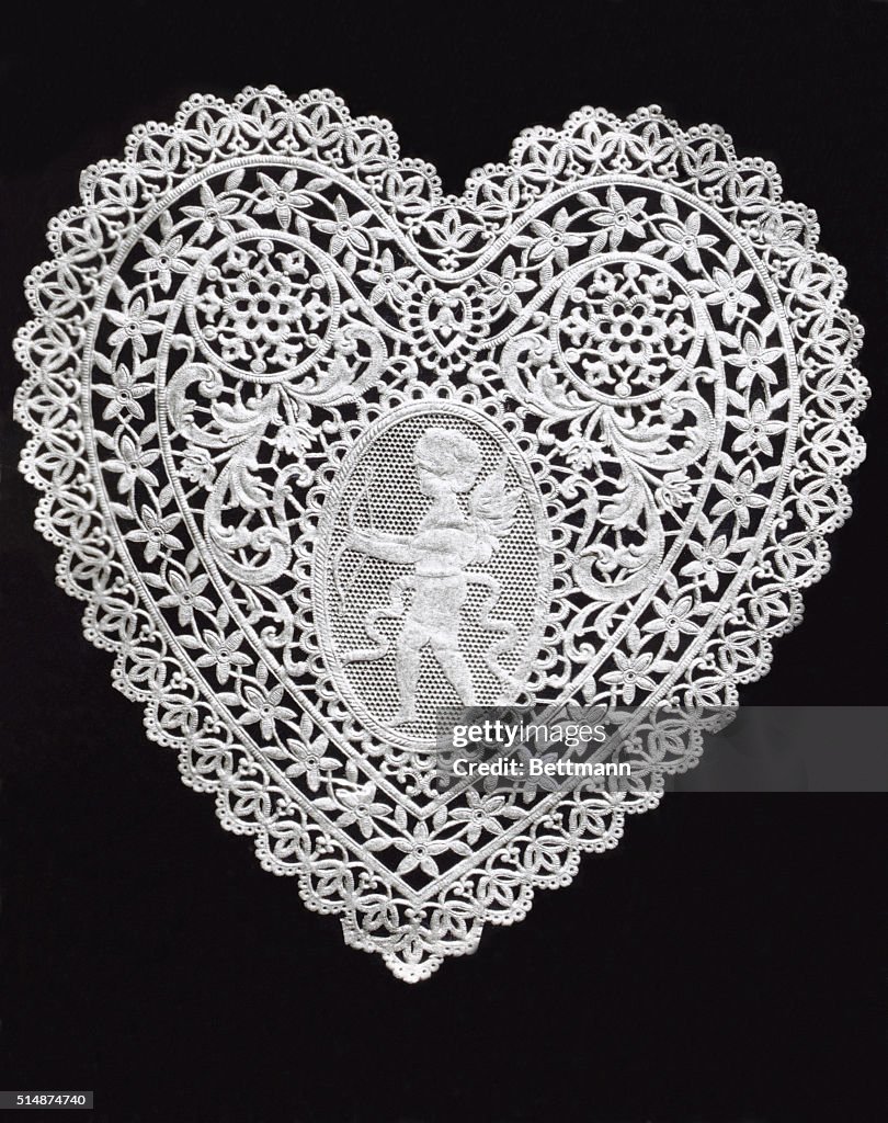 Lace Heart Doily