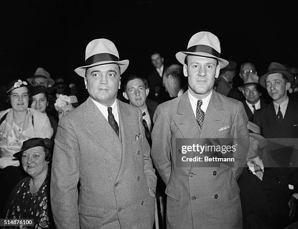 Edgar Hoover and Clyde Tolson.