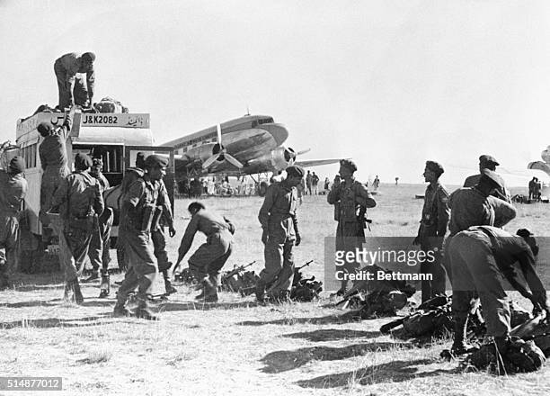 Indian soldiers, supplied by the British, arrive in Srinagar to fight Pakistani troops for ownership of the Kashmir region of India. Soon after...