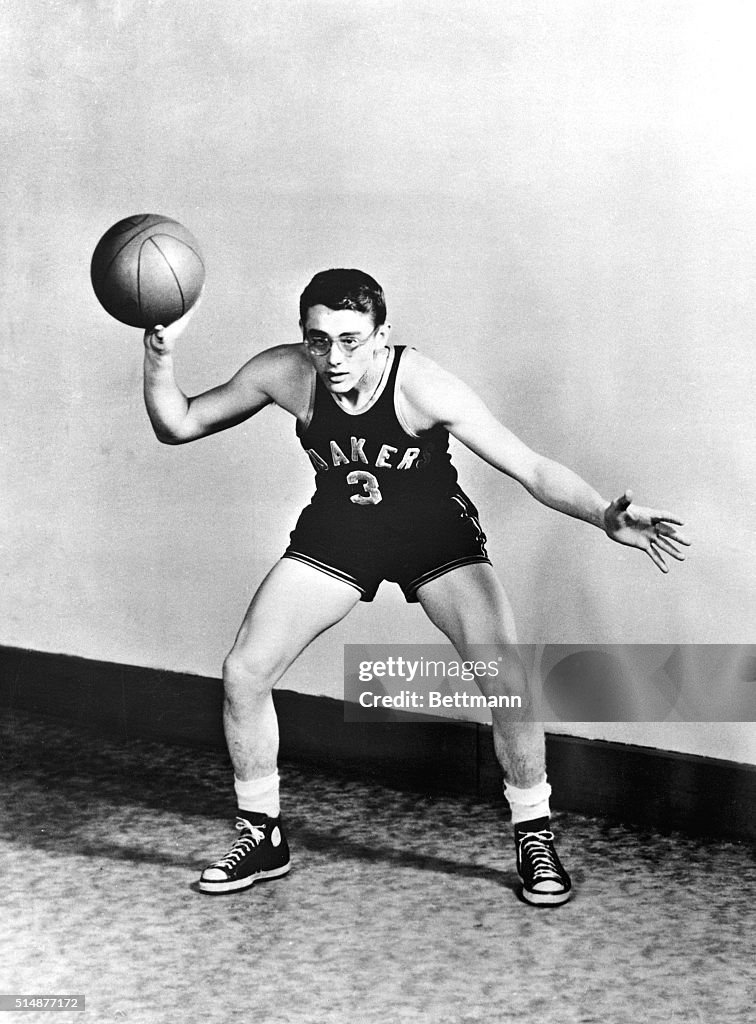 James Dean Playing Basketball