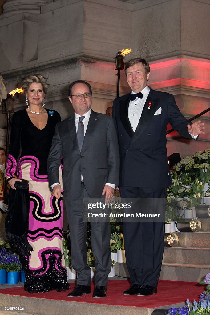 King Willem-Alexander Of The Netherlands And Queen Maxima On Official Two Days State Visit In Paris : Day Two