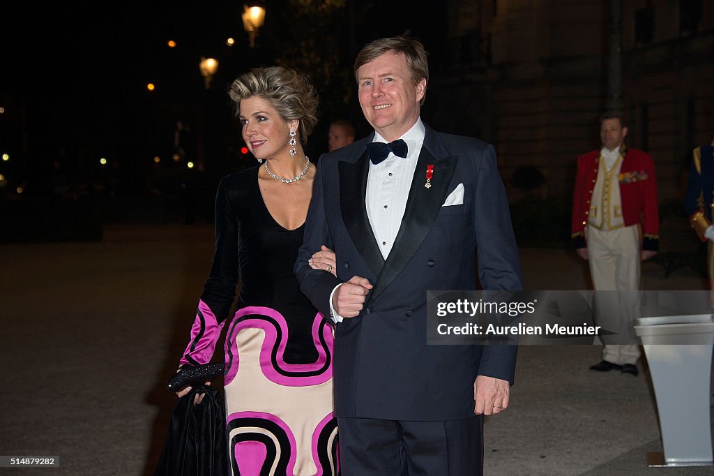 King Willem-Alexander Of The Netherlands And Queen Maxima On Official Two Days State Visit In Paris : Day Two