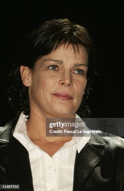 Princess Stephanie of Monaco attends the first day of the "Fight Aids Monaco" concert on October 16, 2004 in Avignon, France. Princess Stephanie...