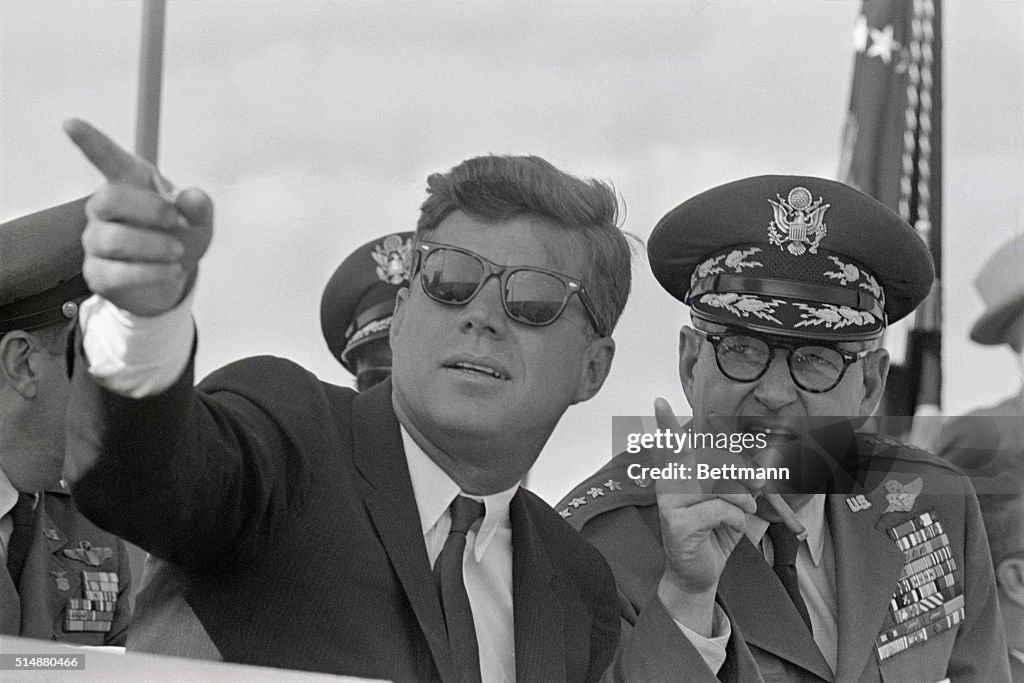 President Kennedy and General Lemay